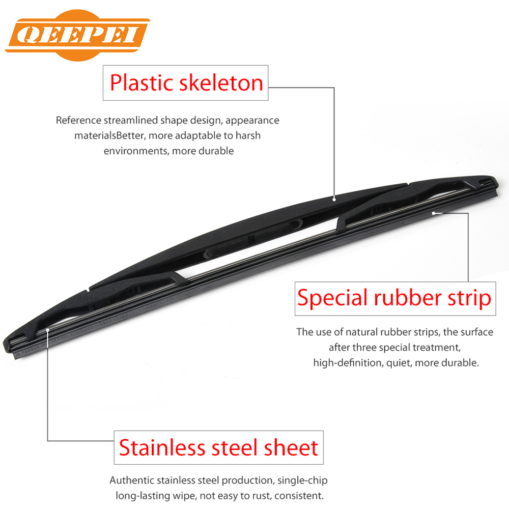 QEEPEI RCV222A Rear Windshield Black Wiper Blade for Chevrolet Tahoe